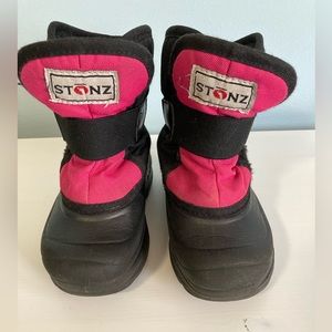 Stonz toddler boots. Pink, size 8